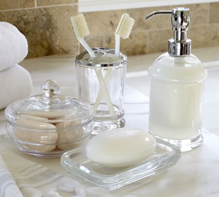 Glass Bathroom Accessories Australia / Bathroom Accessory Sets Bed Bath ...